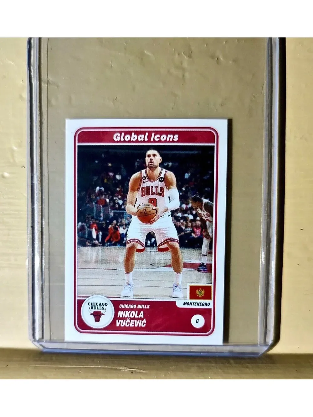 2023-24 Nikola Vučević Panini NBA Basketball #57 Global Icons Sticker